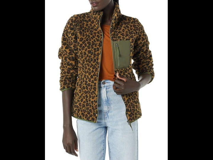 amazon-essentials-jackets-coats-leopard-print-fleece-color-brown-green-size-l-m-dipietros-closet-1