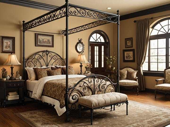 Black-Metal-Canopy-Bed-4