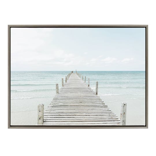 kate-and-laurel-sylvie-wooden-pier-on-the-beach-framed-canvas-wall-art-by-amy-peterson-art-studio-28-1