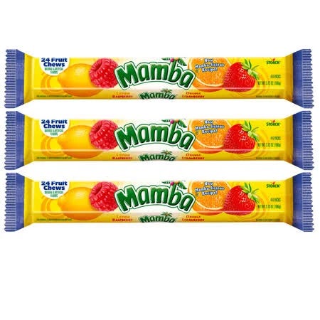 Retro Mamba Fruit Chew Candy Variety Pack for Fun and Festive Treats | Image
