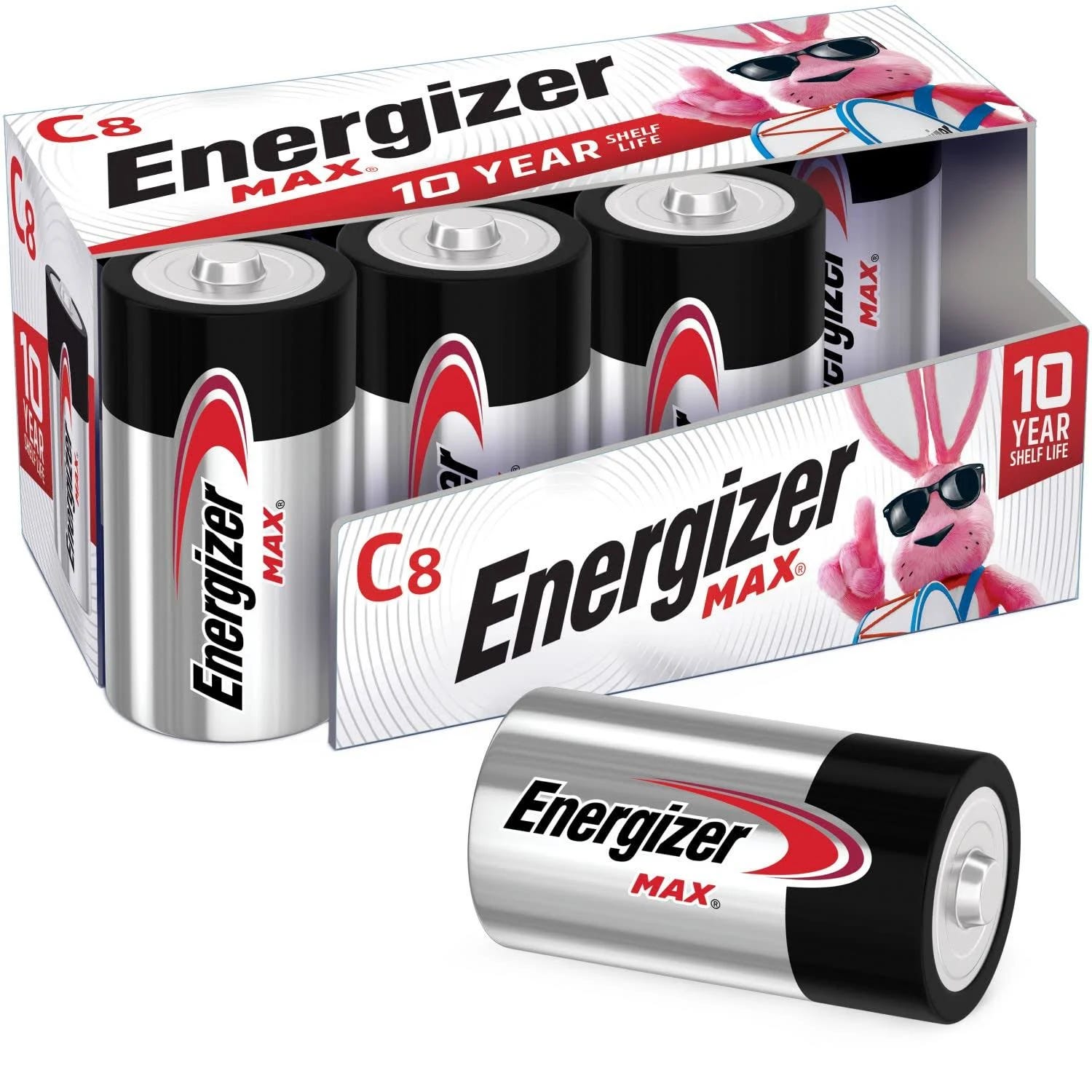 Energizer Max Alkaline C Batteries 4-Pack 4 | Image