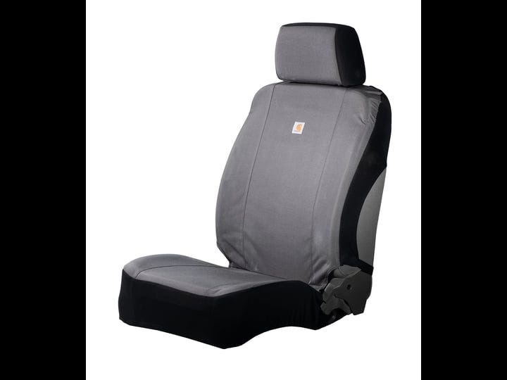 carhartt-universal-fitted-nylon-duck-bucket-seat-cover-gravel-1