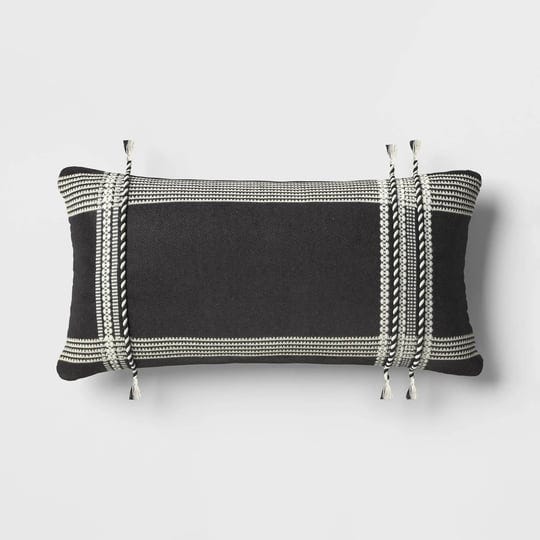 12x27-twists-and-tassels-rectangular-outdoor-lumbar-pillow-black-white-threshold-1