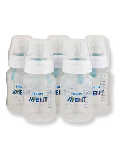 philips-avent-anti-colic-baby-bottle-with-airfree-vent-clear-5-ct-9-oz-1