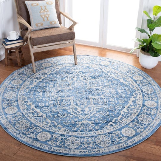 safavieh-8-x-8-ft-brentwood-southwestern-round-area-rug-ivory-navy-1