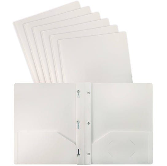 better-office-products-white-plastic-2-pocket-folders-with-prongs-24-pack-heavyweight-letter-size-po-1