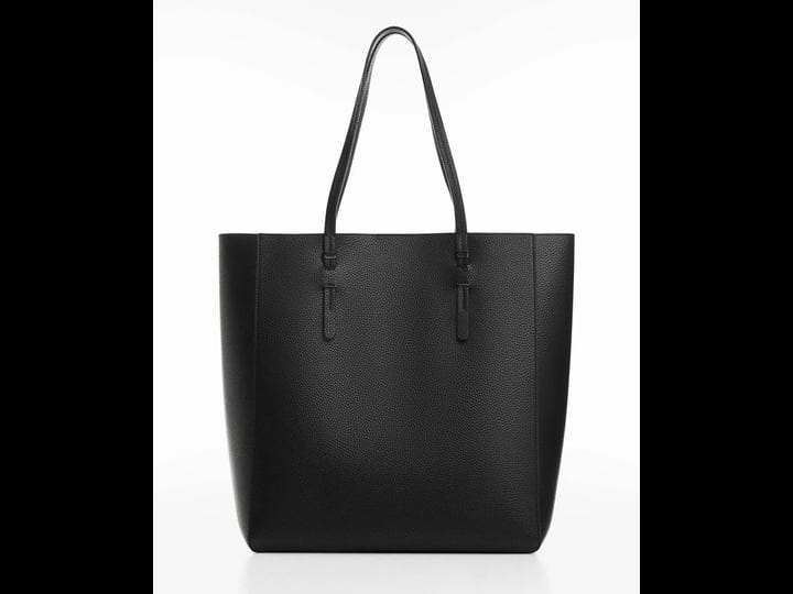mango-leather-effect-shopper-bag-black-one-size-women-1