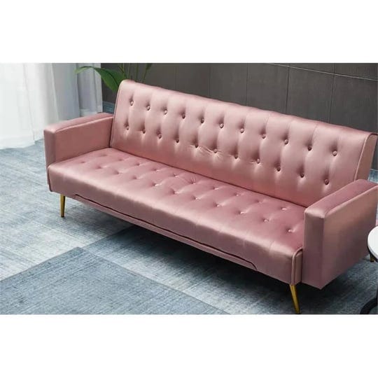 kingway-furniture-jeffery-velvet-convertible-sofa-in-rose-6005-rose-1