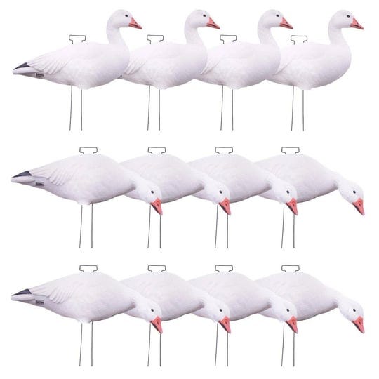 ghg-decoy-systems-pro-grade-snow-goose-silhouette-decoys-pack-of-12-1