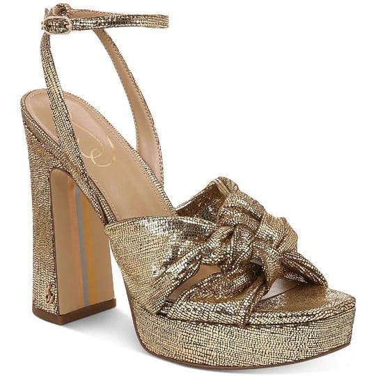 sam-edelman-womens-kristen-metallic-leather-platform-sandals-gold-mine-size-7