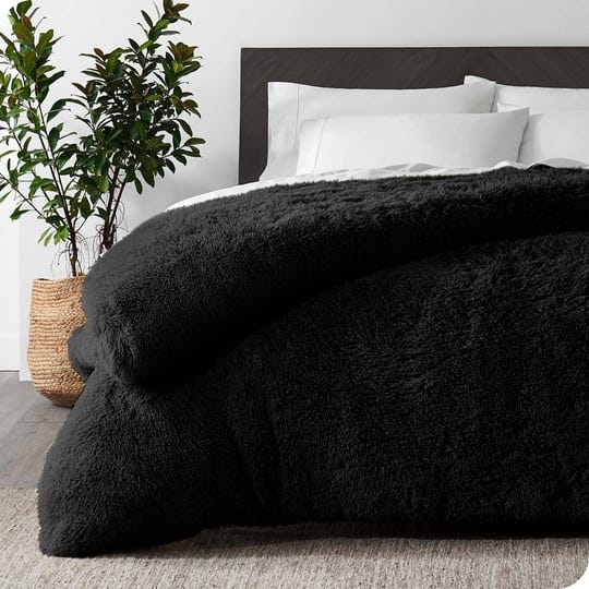 bare-home-shaggy-fleece-king-california-king-duvet-cover-black-1