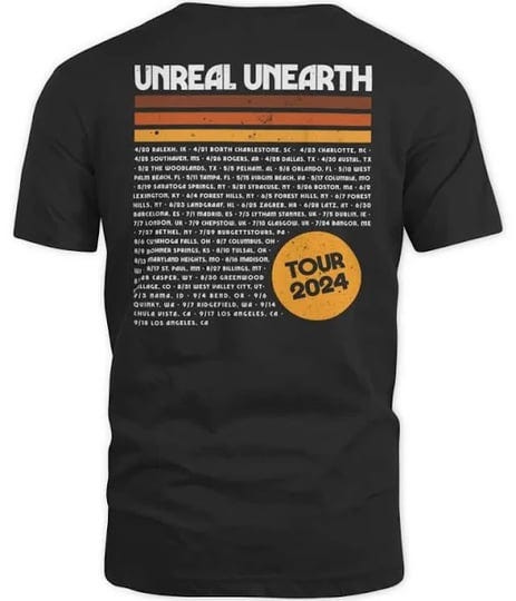 hozier-tour-merch-2024-unreal-unearth-tour-dates-t-shirt-1