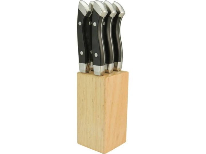 utica-denver-steak-knife-set-of-6-4-75-partially-serrated-stainless-blade-brown-pakkawood-handle-75--1