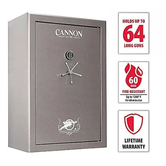 cannon-64-long-gun-e-lock-60-min-fire-rating-gun-safe-gray-1