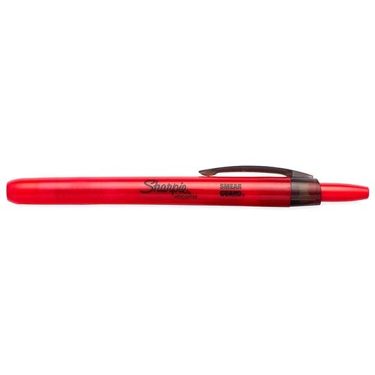 sharpie-highlighter-retractable-red-narrow-chisel-tippens-and-pencils-1