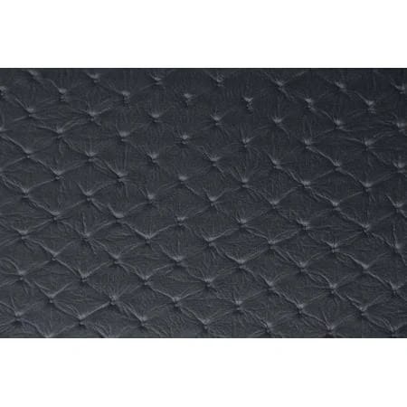 Marine Vinyl Fabric: Diamond Sample in Black for Automotive Applications | Image