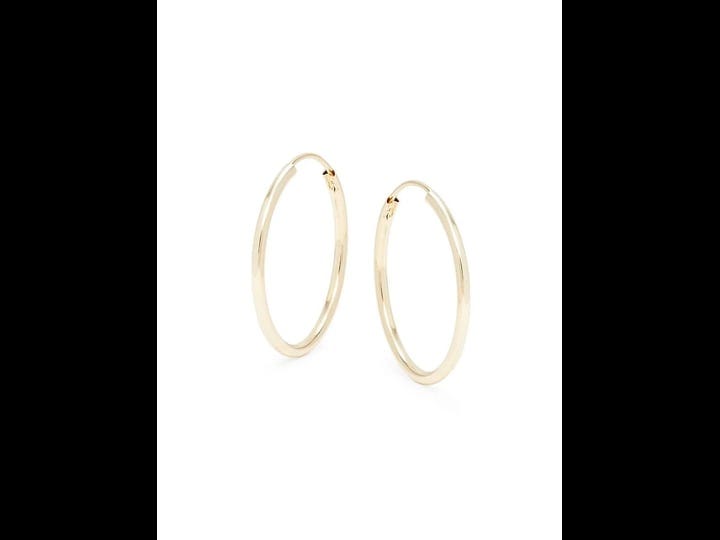 saks-fifth-avenue-womens-14k-yellow-gold-tube-hoop-earrings-1