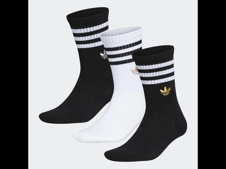 adidas-originals-mens-3-stripe-gilver-3-pack-crew-socks-black-white-gold-size-l-1