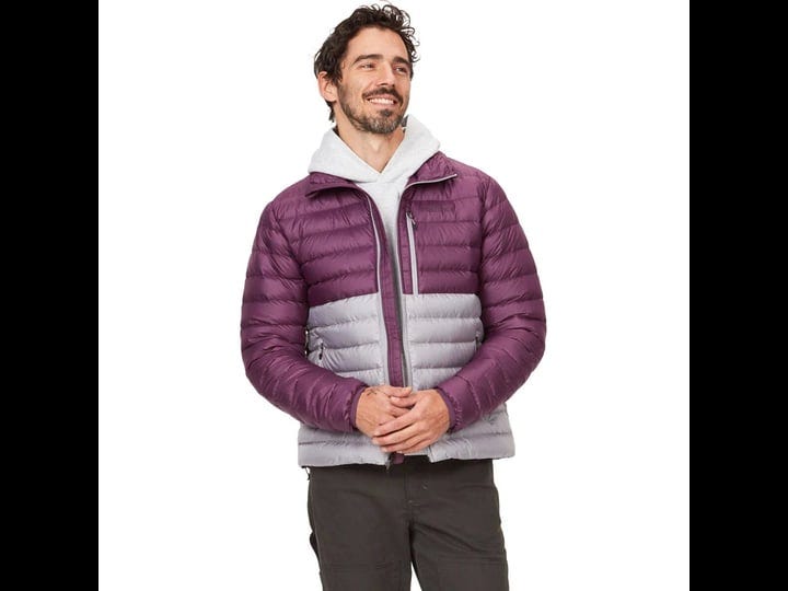 marmot-highlander-down-jacket-mens-purple-fig-sleet-s-1