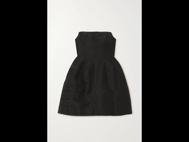 aje-baret-strapless-linen-blend-mini-dress-womens-black-1