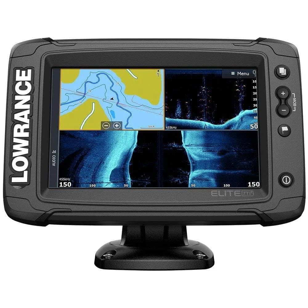 Lowrance Elite-7 TI2: Advanced US Inland Fish Finder with No Transducer | Image