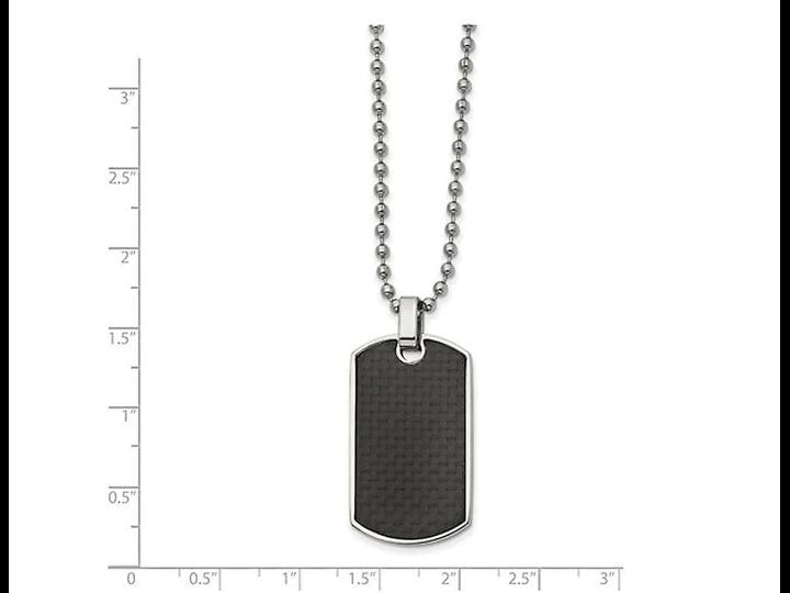 mens-black-carbon-fiber-and-wood-reversible-dog-tag-pendant-necklace-in-stainless-steel-with-chain-1