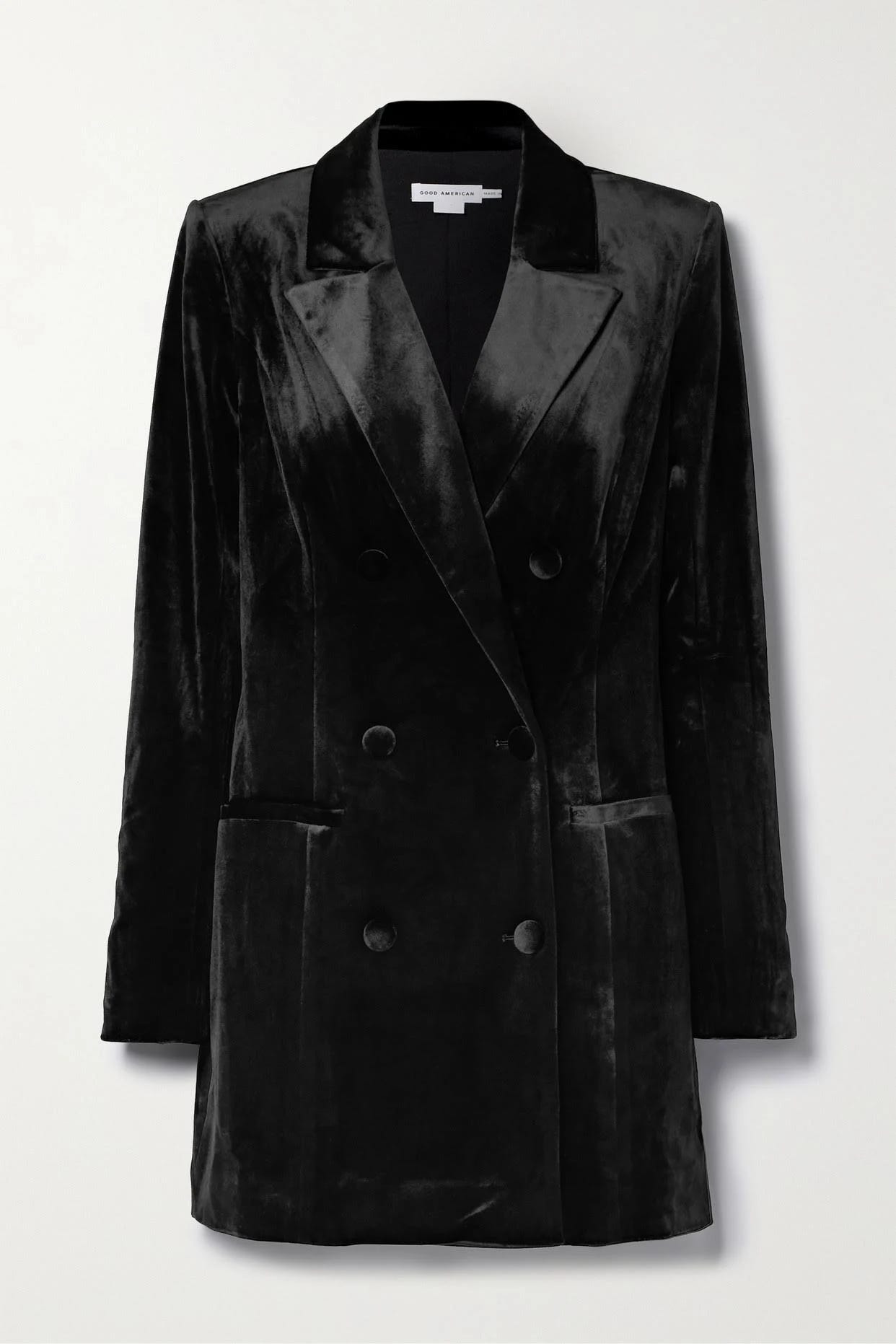 Chic Velvet Executive Blazer Dress | Image