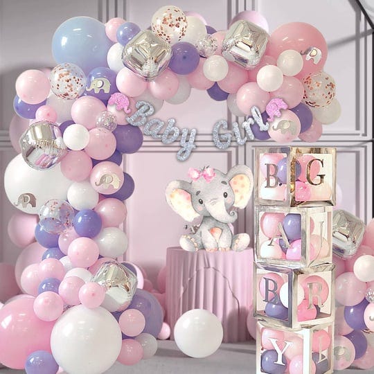 rainmeadow-165-pc-baby-shower-decorations-for-girl-birthday-girl-balloon-garland-arch-banner-and-bal-1