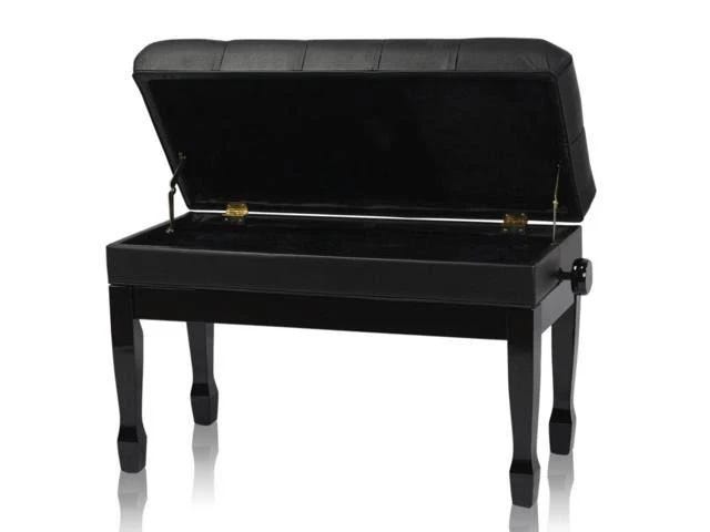 Griffin Genuine Leather 2-Person Piano Bench for Antique Style and Comfort | Image