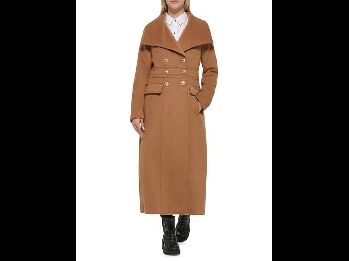 karl-lagerfeld-paris-womens-double-breasted-military-coat-camel-size-xs-1