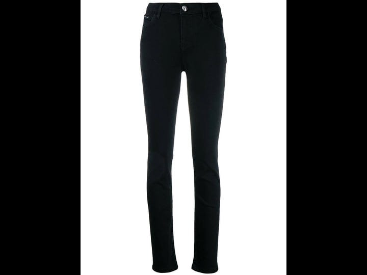 philipp-plein-high-waisted-skinny-jeans-black-1