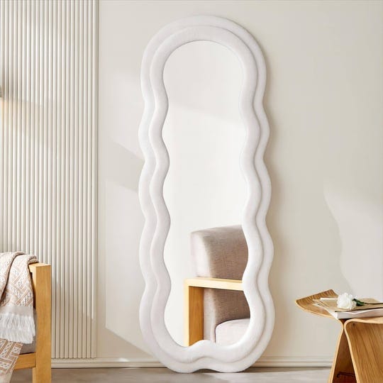 organnice-24-in-w-x-63-in-h-irregular-wave-shaped-flannelette-wood-framed-full-length-mirror-white-1