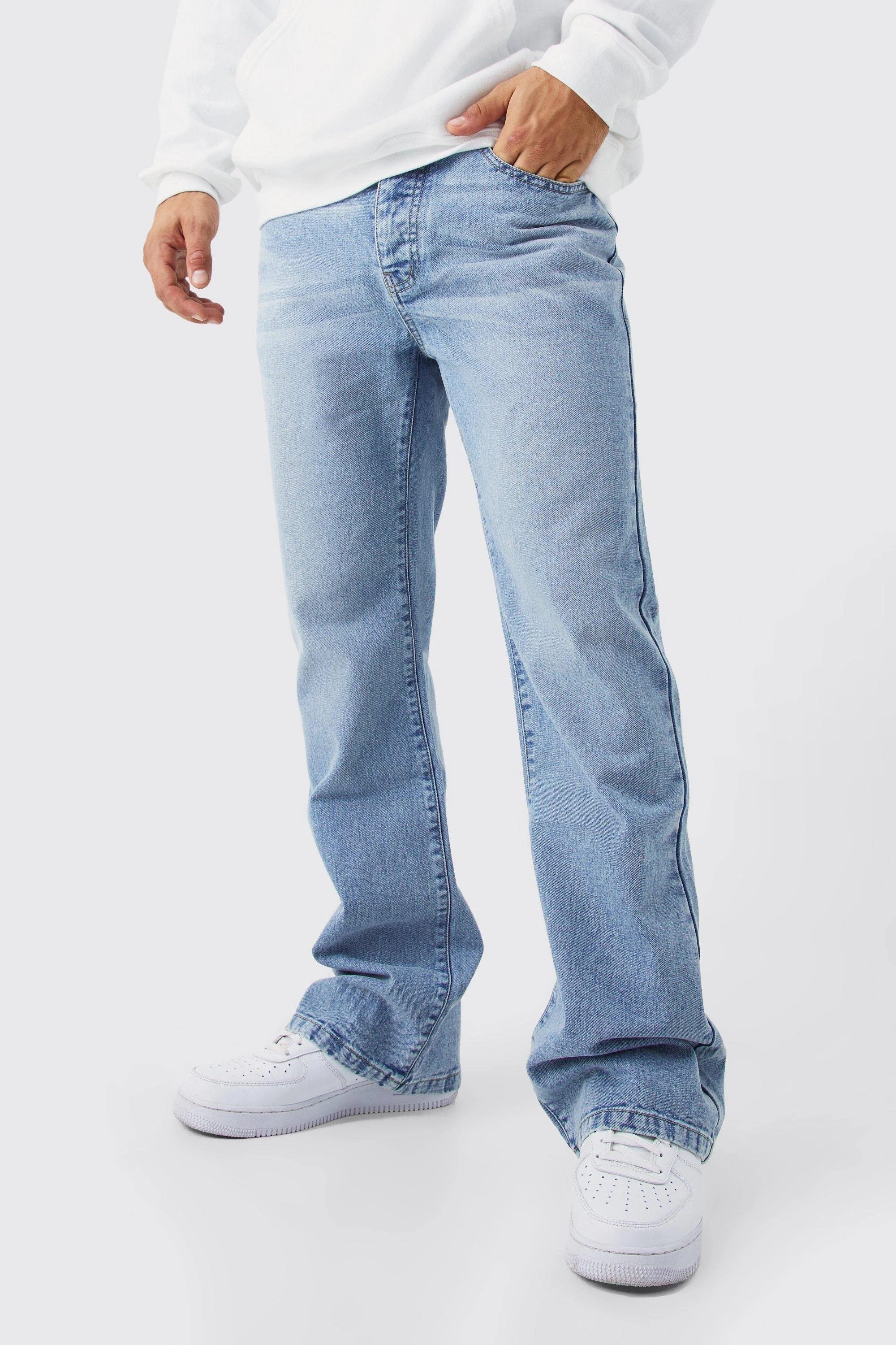 Stylish Rigid Flare Men's Jeans | Image