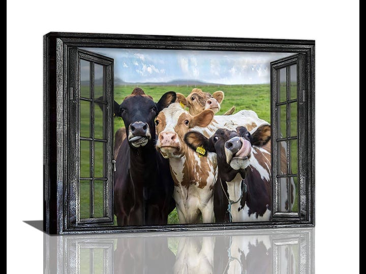 exroozy-rustic-cow-wall-art-window-funny-cows-pictures-wall-decor-farmhouse-canvas-paintings-country-1