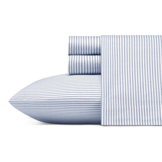 poppy-fritz-oxford-stripe-sheet-set-twin-blue-1