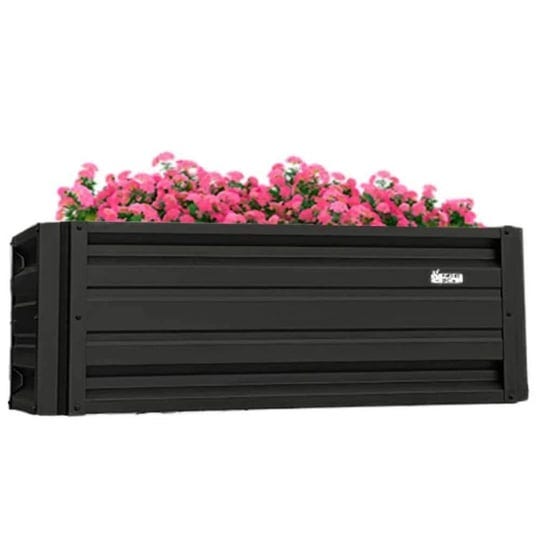 all-metal-works-inc-24-in-x-48-in-stealth-black-metal-planter-box-1