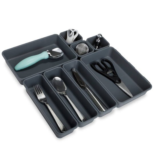 smart-design-interlocking-drawer-organizer-8-piece-set-bpa-free-utensils-flatware-office-personal-ca-1