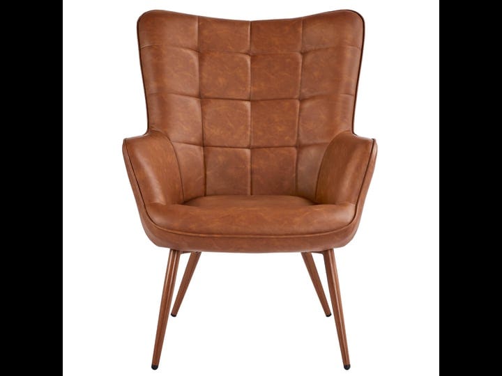 yaheetech-leather-wingback-accent-chair-armchair-for-living-room-brown-1