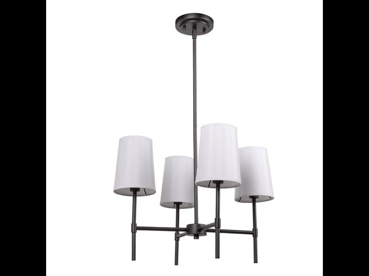 better-homes-gardens-4-light-chandelier-matte-black-with-white-fabric-shades-with-bulbs-1