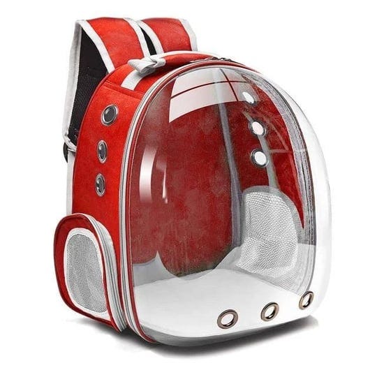 cat-carrier-breathable-space-bubble-cat-backpack-red-1