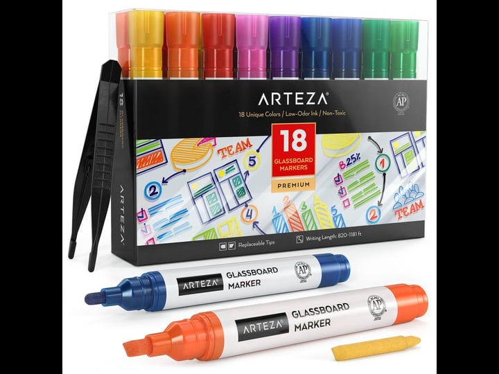 arteza-glassboard-markers-classic-neon-colors-set-of-18-1