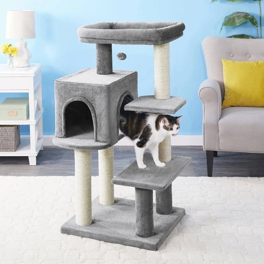 frisco-48-in-heavy-duty-faux-fur-cat-tree-condo-gray-1