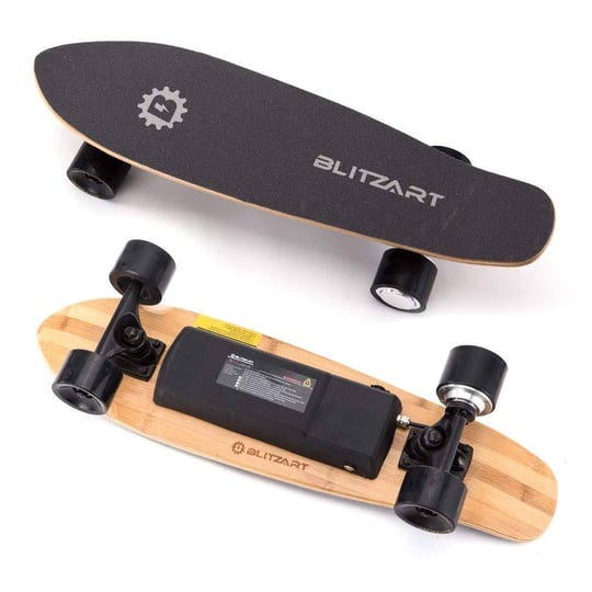 blitzart-mini-flash-28-electric-skateboard-electronic-hub-motor-2-8-wheel-e-skateboard-black-1