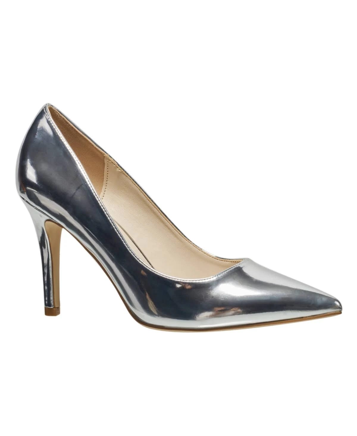 Chic Silver Pointed Toe Pumps for Stylish Wardrobe Upgrades | Image