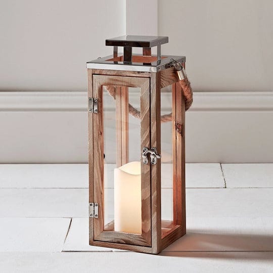 lights4fun-large-wooden-battery-operated-led-flameless-candle-lantern-for-1