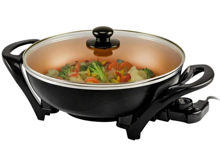 ovente-13-inch-electric-wok-nonstick-coating-skillet-tempered-glass-lid-copper-sk3113co-1