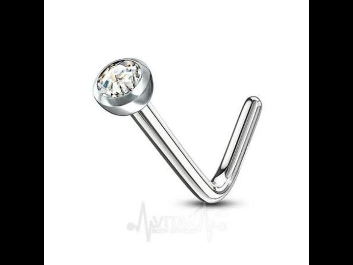 18g-and-20g-l-shaped-nose-ring-stud-2mm-cubic-zirconia-clear-gem-surgical-steel-adult-unisex-size-19