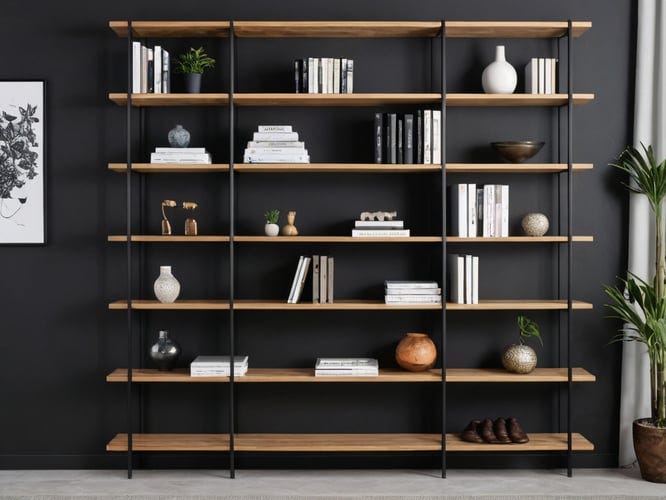 Black-Wall-Mounted-Bookcases-1