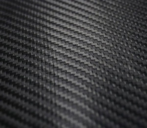 Embossed Carbon Fiber Marine Grade Upholstery Vinyl in Black | Image