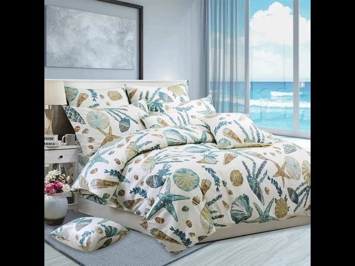 usning-beachy-duvet-covers-queen-size-100-cotton-soft-coastal-bedding-3-pieces-starfish-and-sealife--1
